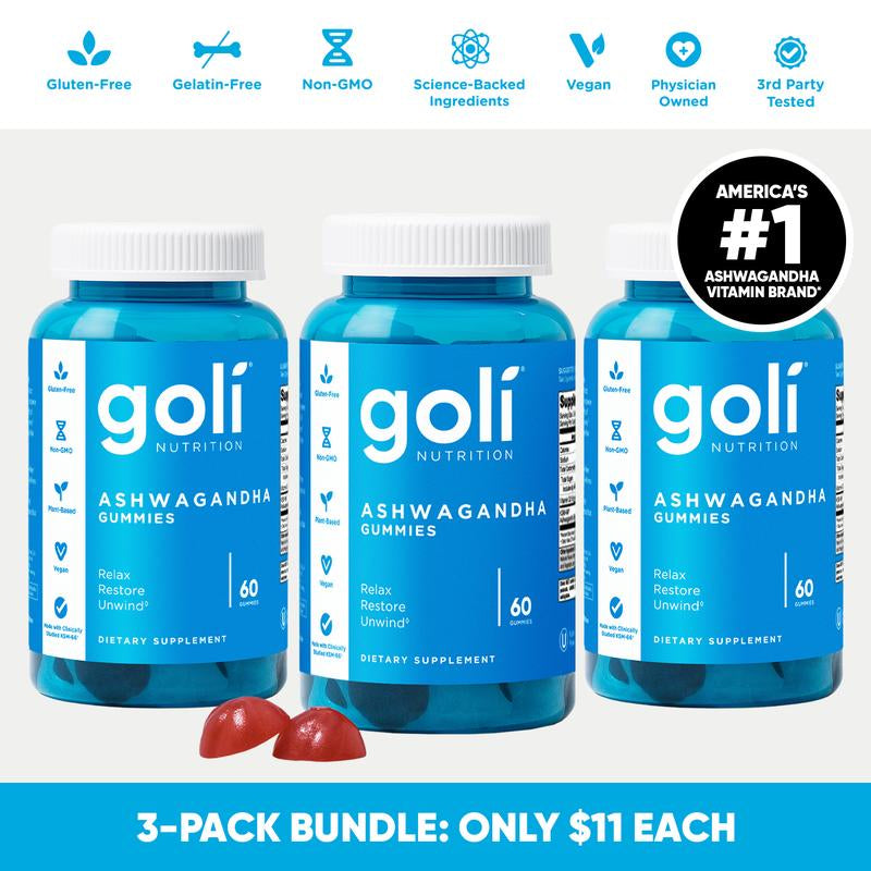 Goli Ashwagandha 3 Pack