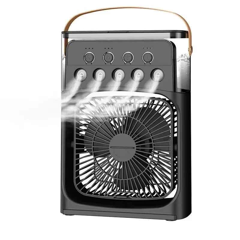 3 In 1 Fan Air Conditioner LED Night Light Portable Fan