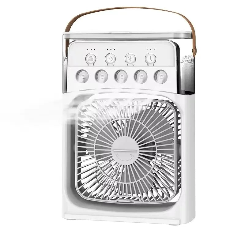 3 In 1 Fan Air Conditioner LED Night Light Portable Fan