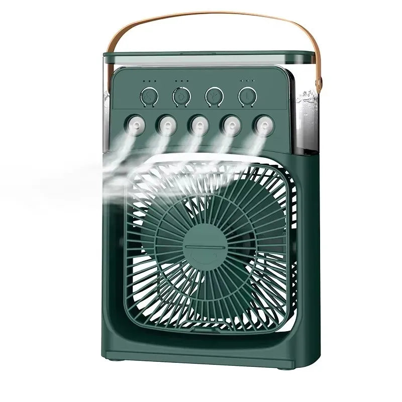 3 In 1 Fan Air Conditioner LED Night Light Portable Fan
