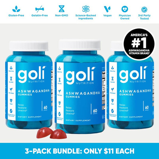 Goli Ashwagandha 3 Pack