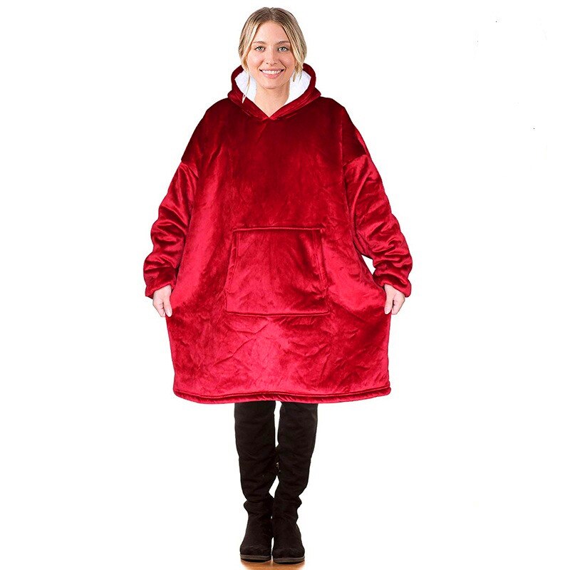 Cozy Oversized Hooded Blanket Sweatshirt