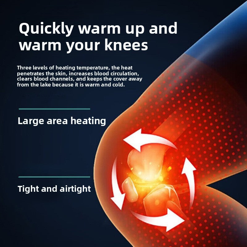 Heated Pulse Massager with Red Light Therapy